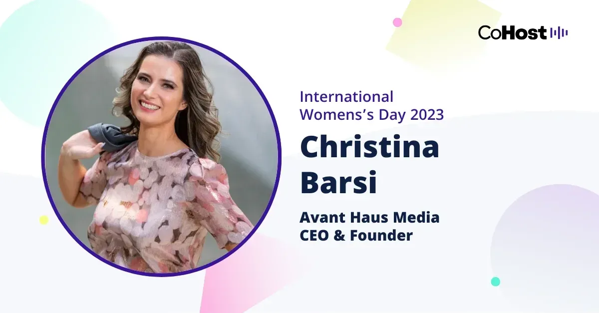 Christina Barsi, CEO and founder of Avant Haüs Media.