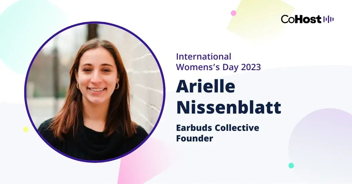 Arielle Nissenblatt, founder of Earbuds Collective.