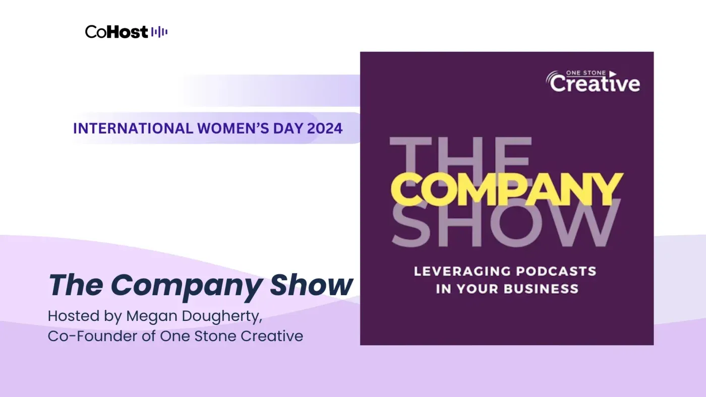 Megan Dougherty, co-founder of One Stone Creative and host of The Company Show.