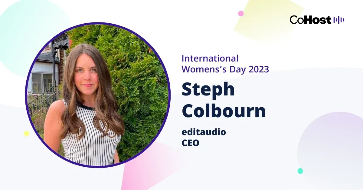 Steph Colbourn, CEO of editaudio.