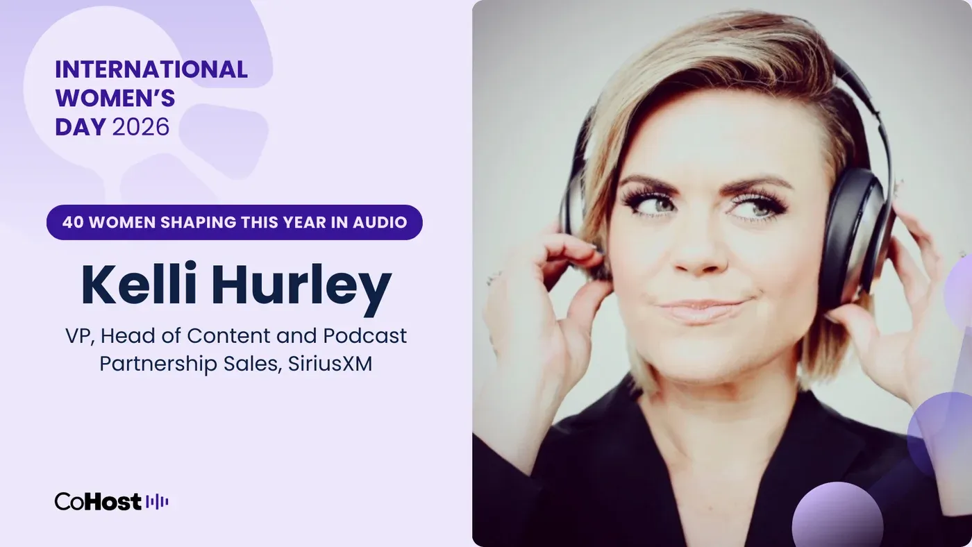 Kelli Hurley, VP and head of content and podcast partnership sales at SiriusXM.