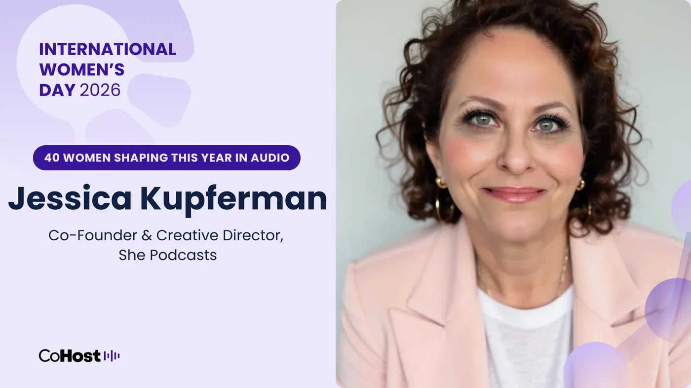 Jessica Kupferman, co-founder and creative director of She Podcasts.