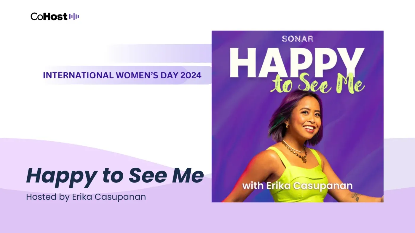 Erika Casupanan, host of Happy to See Me.